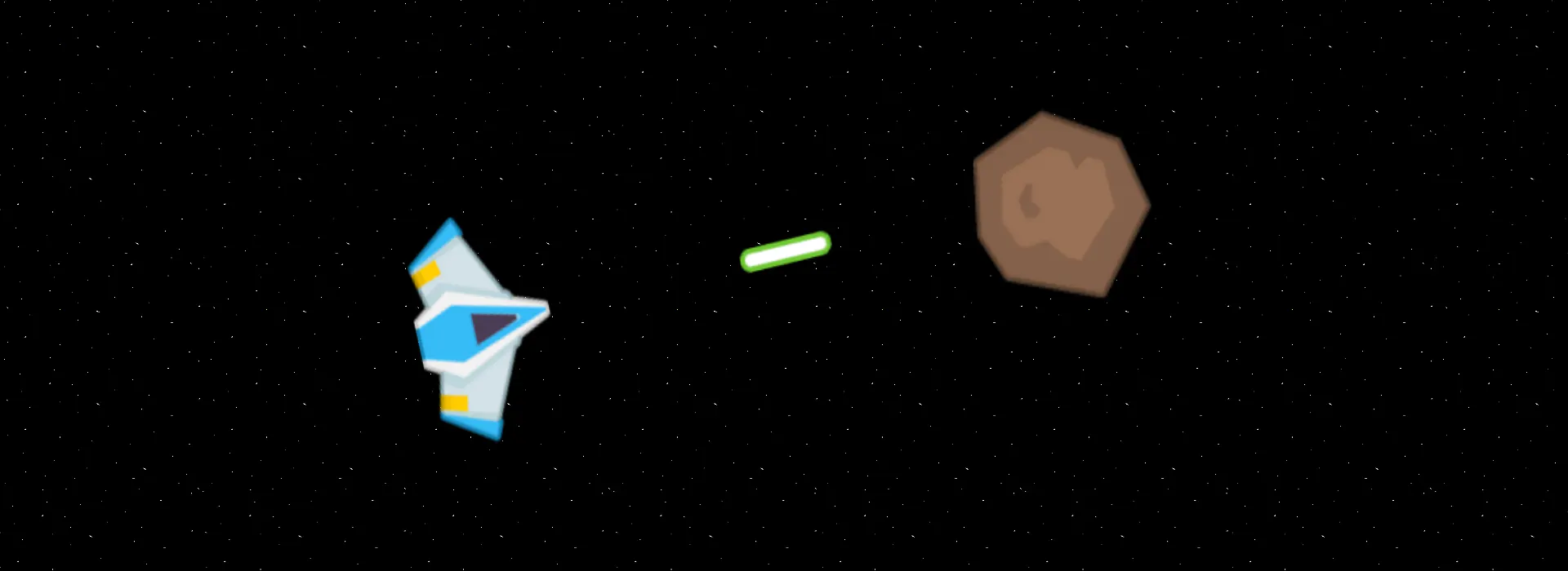My first video game - a clone of asteroids